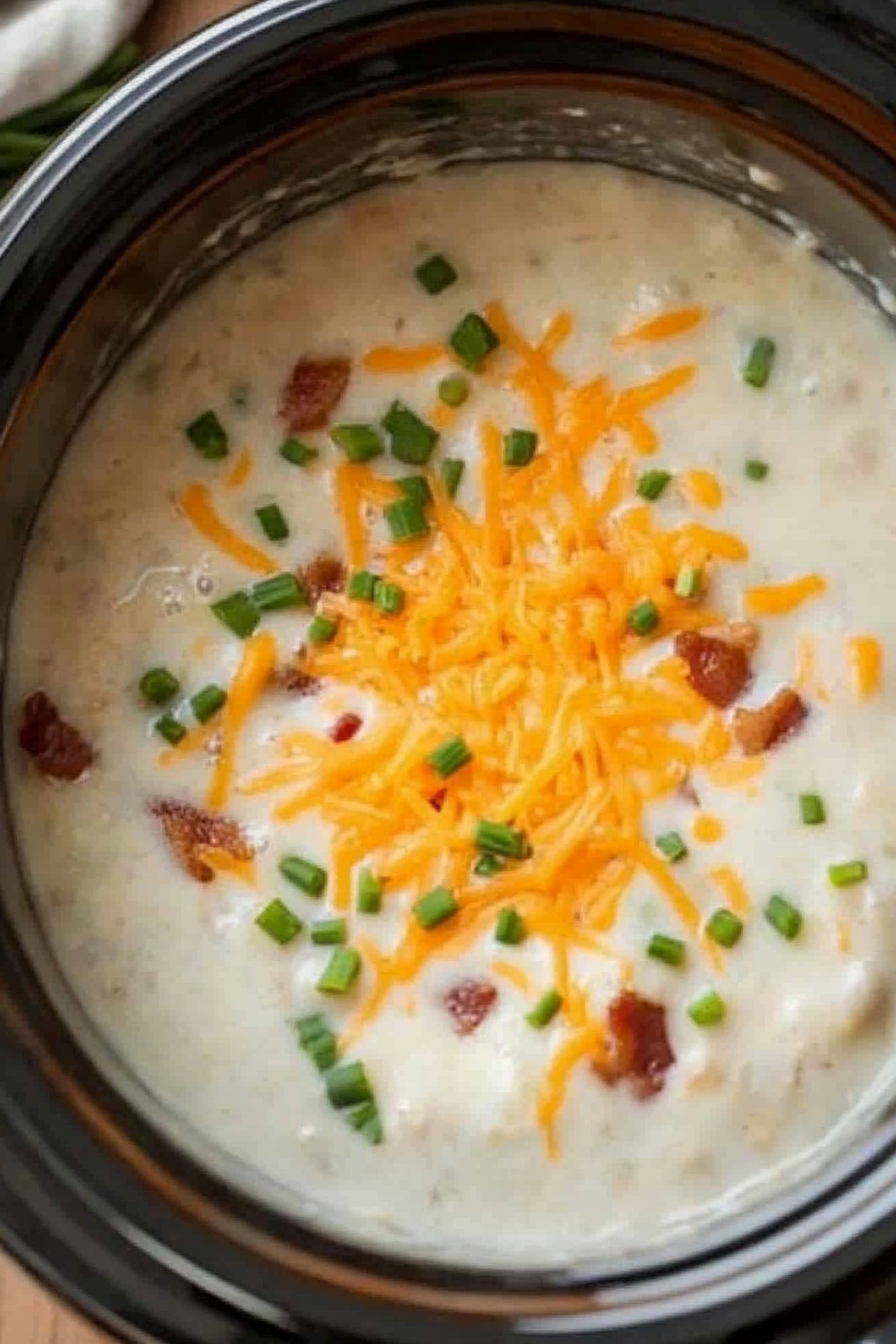 Delicious crockpot Potato Soup